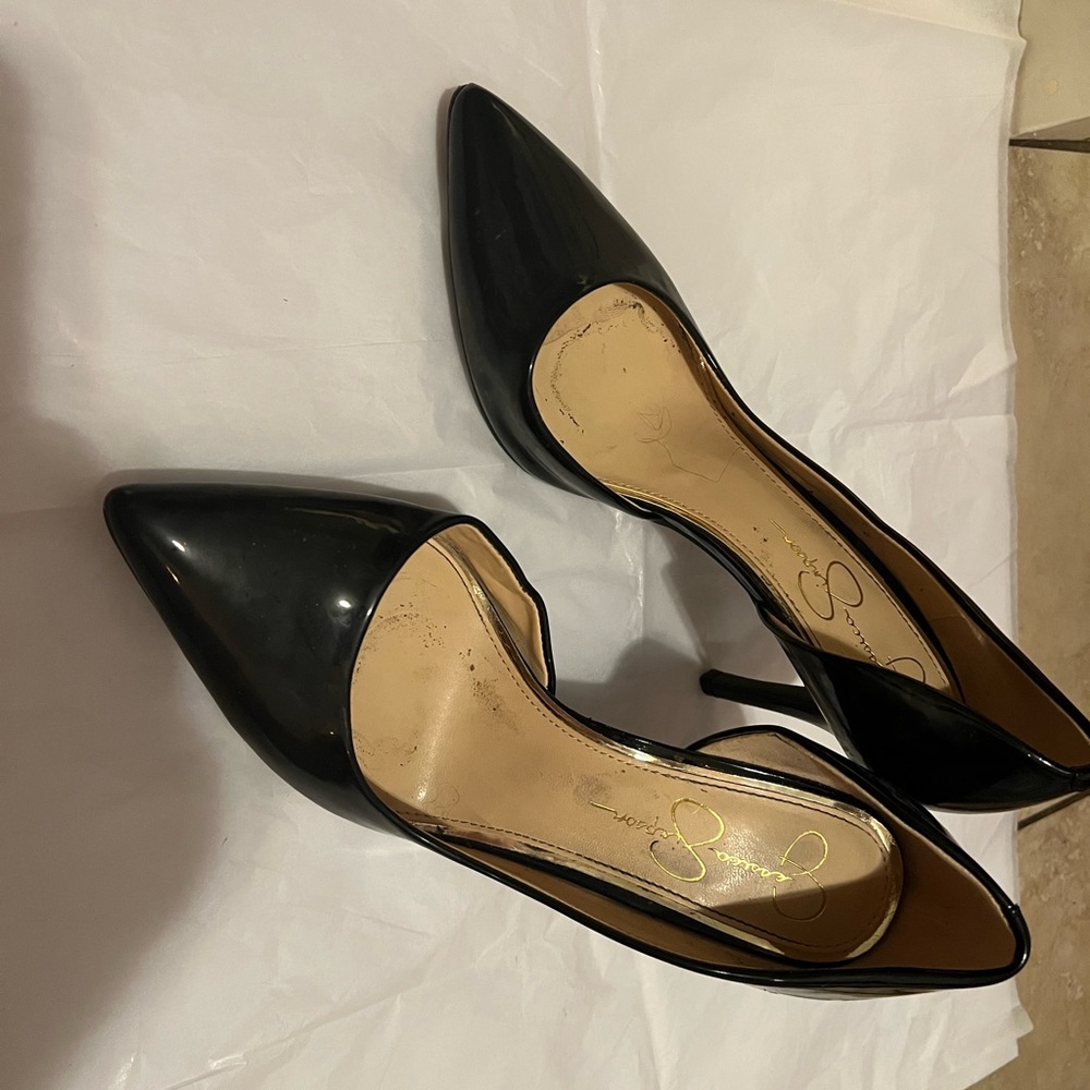 Black heels